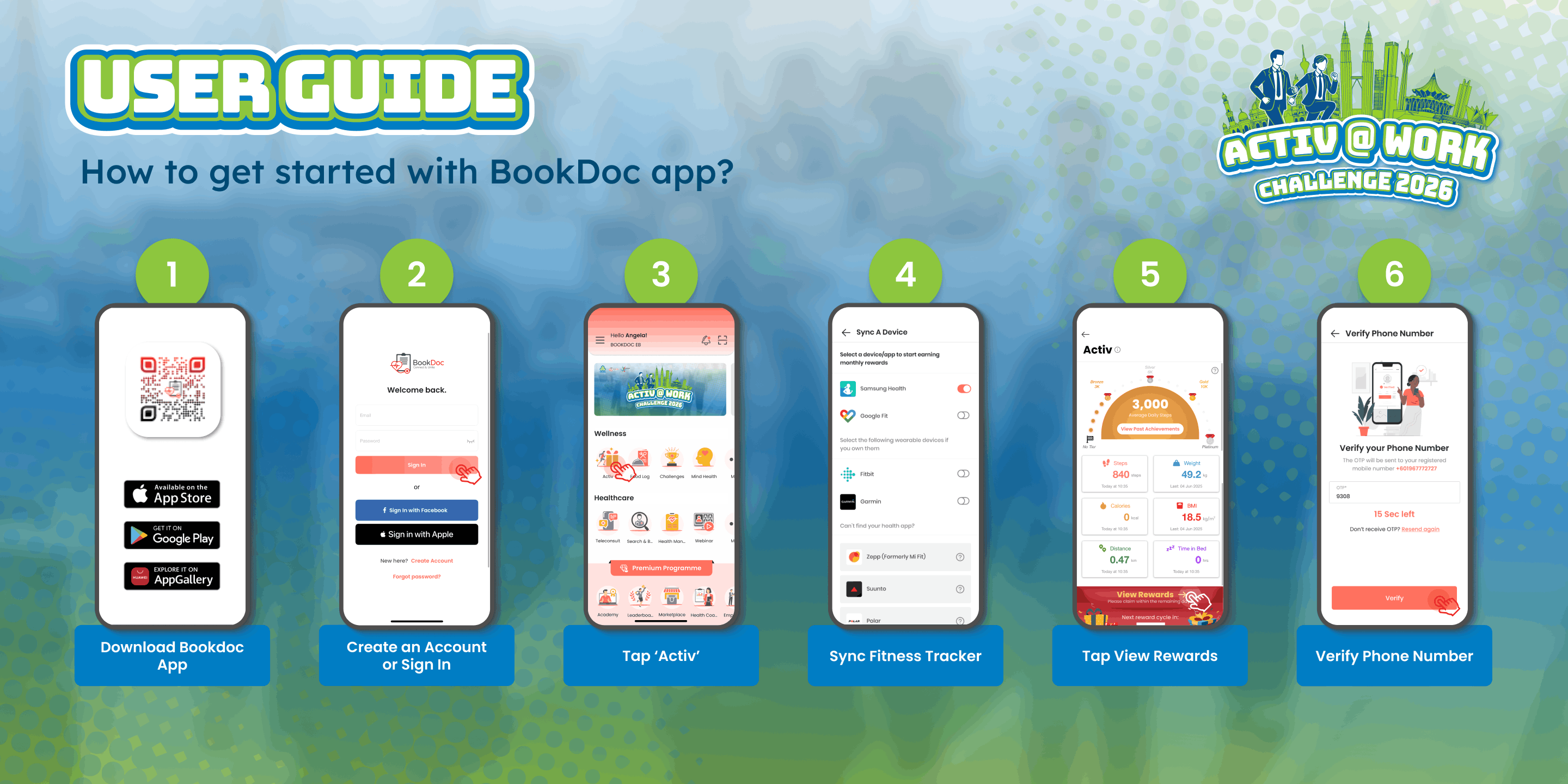 How to get started with BookDoc app