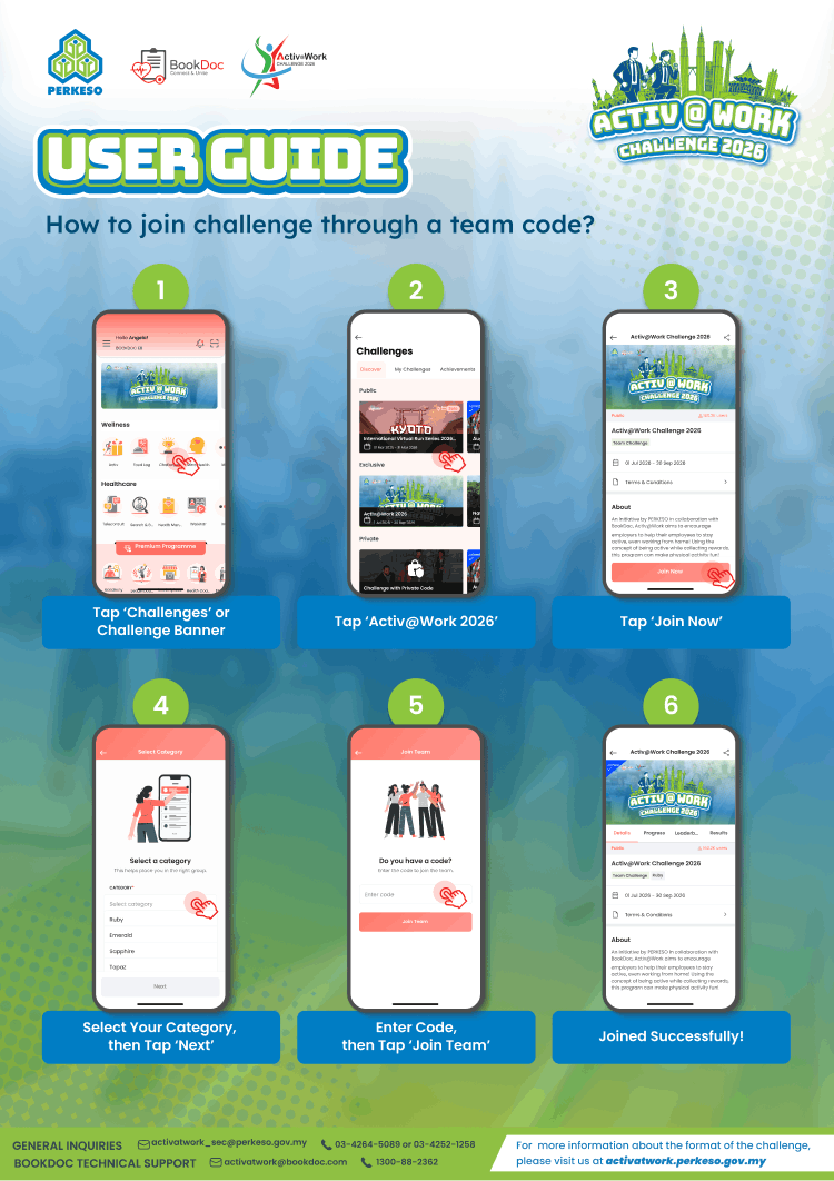 How to join challenge via promo code